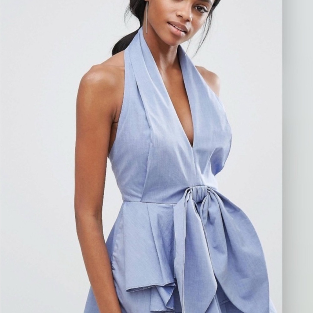 C/MEO Collective Light Blue Romper